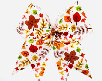 Fall Hair Bow Pumpkin Hair Bow Harvest Hair Accessories Girls Autumn Hair Bows Holiday Bows Team Gifts Sport Bows Hair Clip 3” Bow