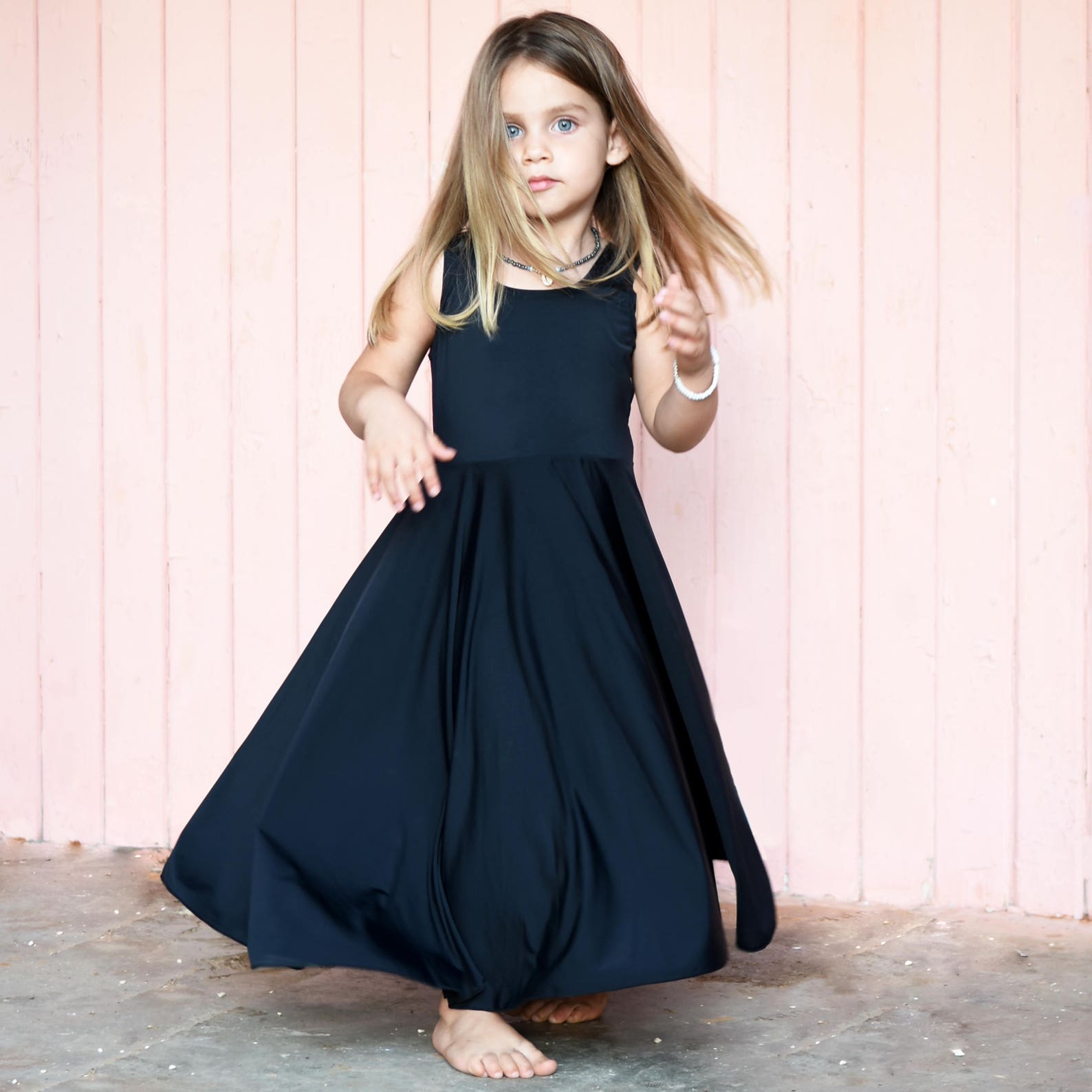 Toddler Black Dress Girls Dresses Black Maxi Dress Special Etsy