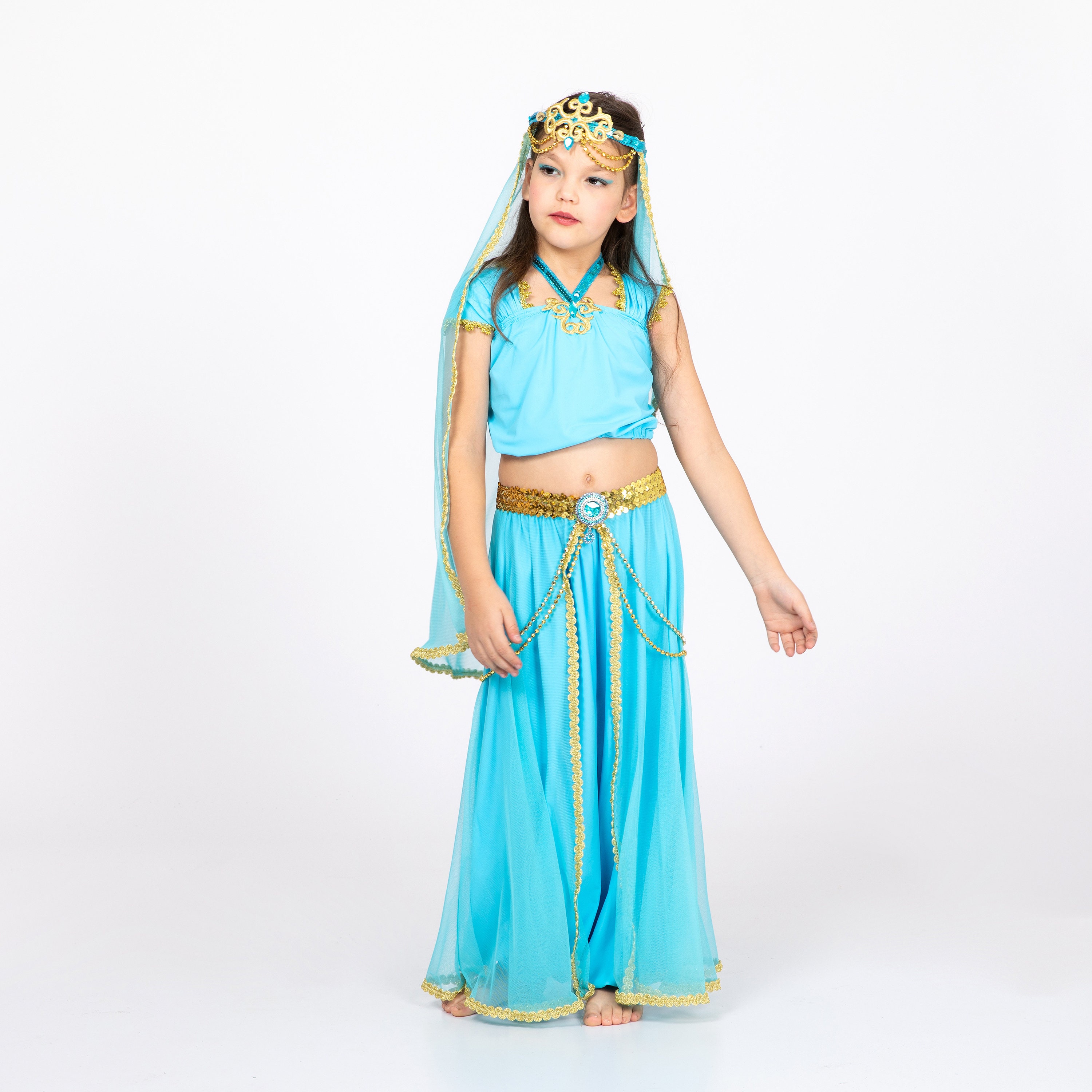 Princess Jasmine Costume Costume Children costume Girls Etsy