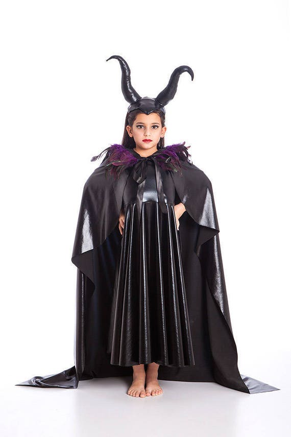 Maleficent Kostum Halloween Kostume Kinder Kostume Madchen Etsy