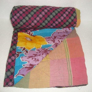 kantha bedcover