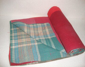 Lote al por mayor de edredones Kantha vintage indios a la venta Boho hecho a mano Sari Kantha Throw edredones hippie reversibles mantas de algodón de regalo