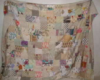 Boho Patchwork Quilt Kantha Quilt Handgefertigte Vintage Quilts Twin Size Bettwäsche Überwurf Decke Tagesdecke Boho Quilted Hippie Quilts