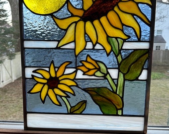 Sunflowers Stained Glass