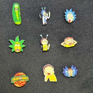 Rick and Morty Clog Shoe Charms
