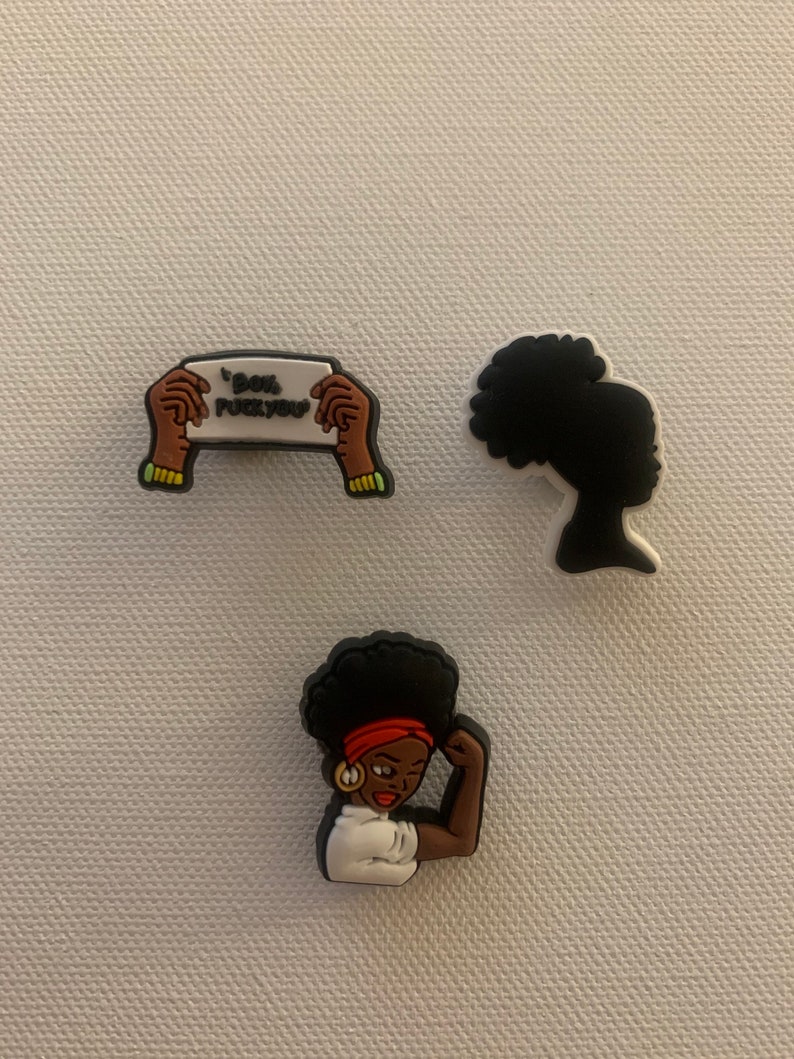 Black Girl Magic Croc Charms 5 Piece Croc Charm Set Etsy