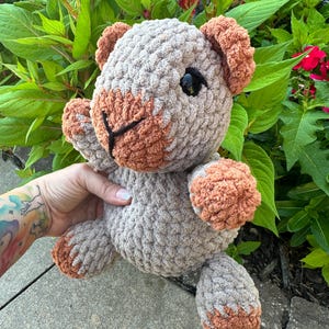 Crocheted Capybara Plushie