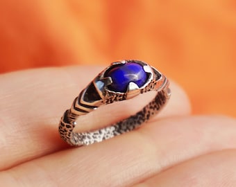 Lapis Lazuli Sterling Silver Mens Signet Ring ARGO