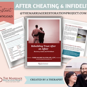 Affair Recovery Therapy Worksheets Infidelity Trust Cheating Couples Therapy Relationship Repair Marriage Counseling Mental Health Workbook