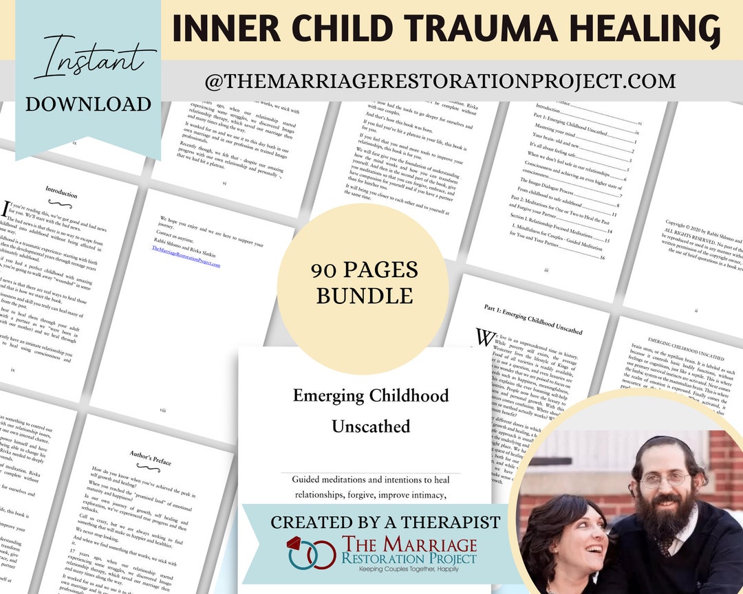 Inner Child Trauma Healing Journal: Self Compassion & Forgiveness ...