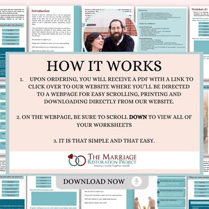 Sexless marriage therapy healthy intimacy worksheets desire help for married or committed couples to prevent affairs infidelity cheating