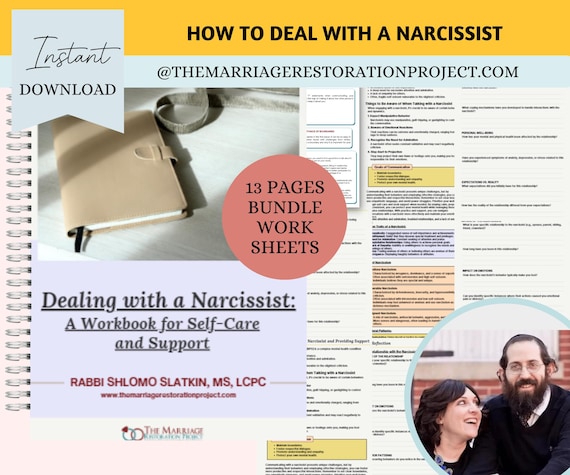 Narcissism Workbook: Therapy Tools & Coping Strategies (Digital Download)