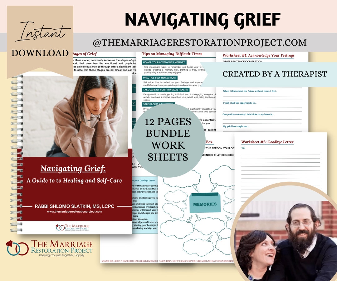 Grief Journal and Coping Skills Workbook for Bereavement: Explore the ...