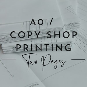 A0 COPY SHOP PRINTING - Duas páginas