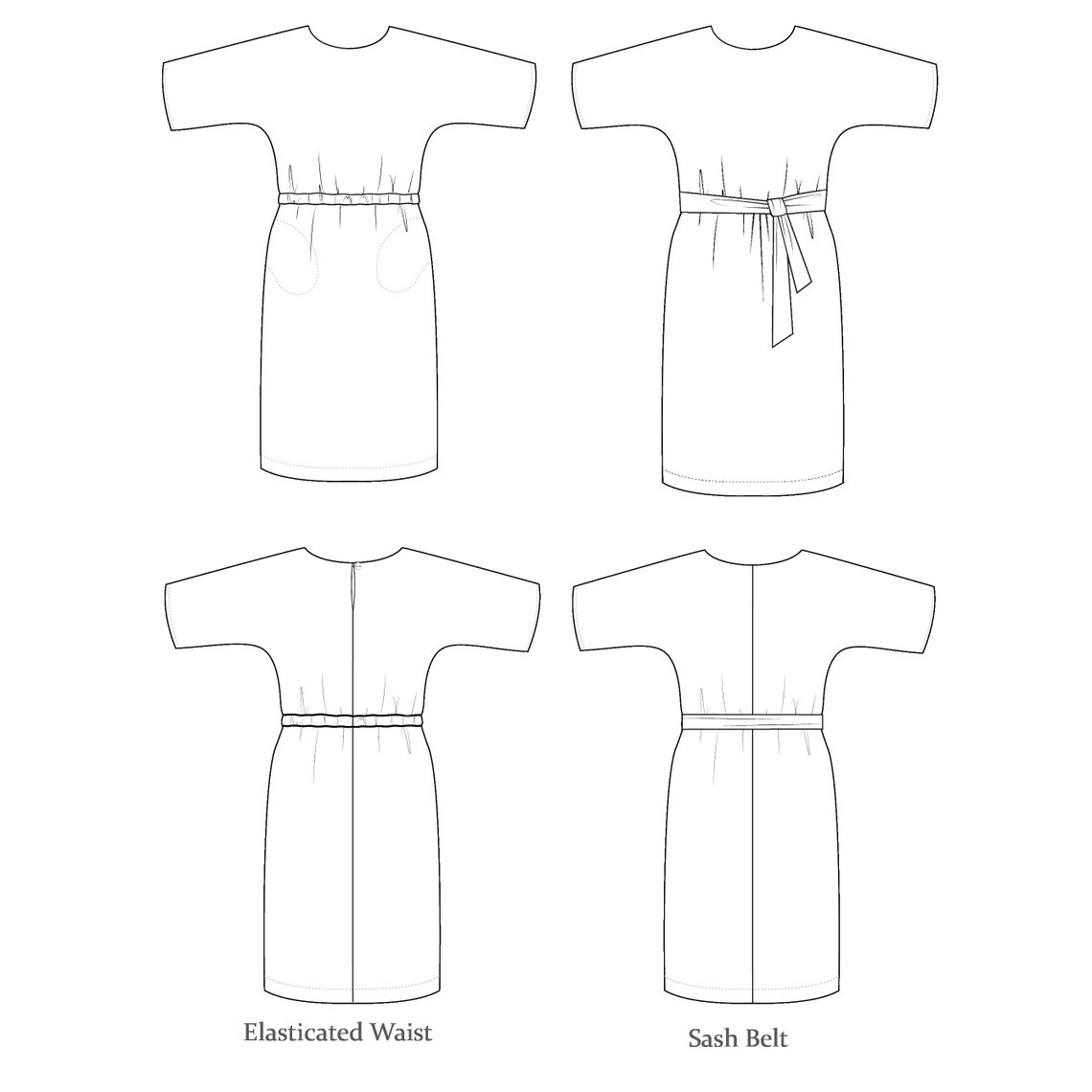 Sheath Sewing Pattern SEWING PATTERN - the Sheath Dress - Printed Sewing Pattern - the Avid ...