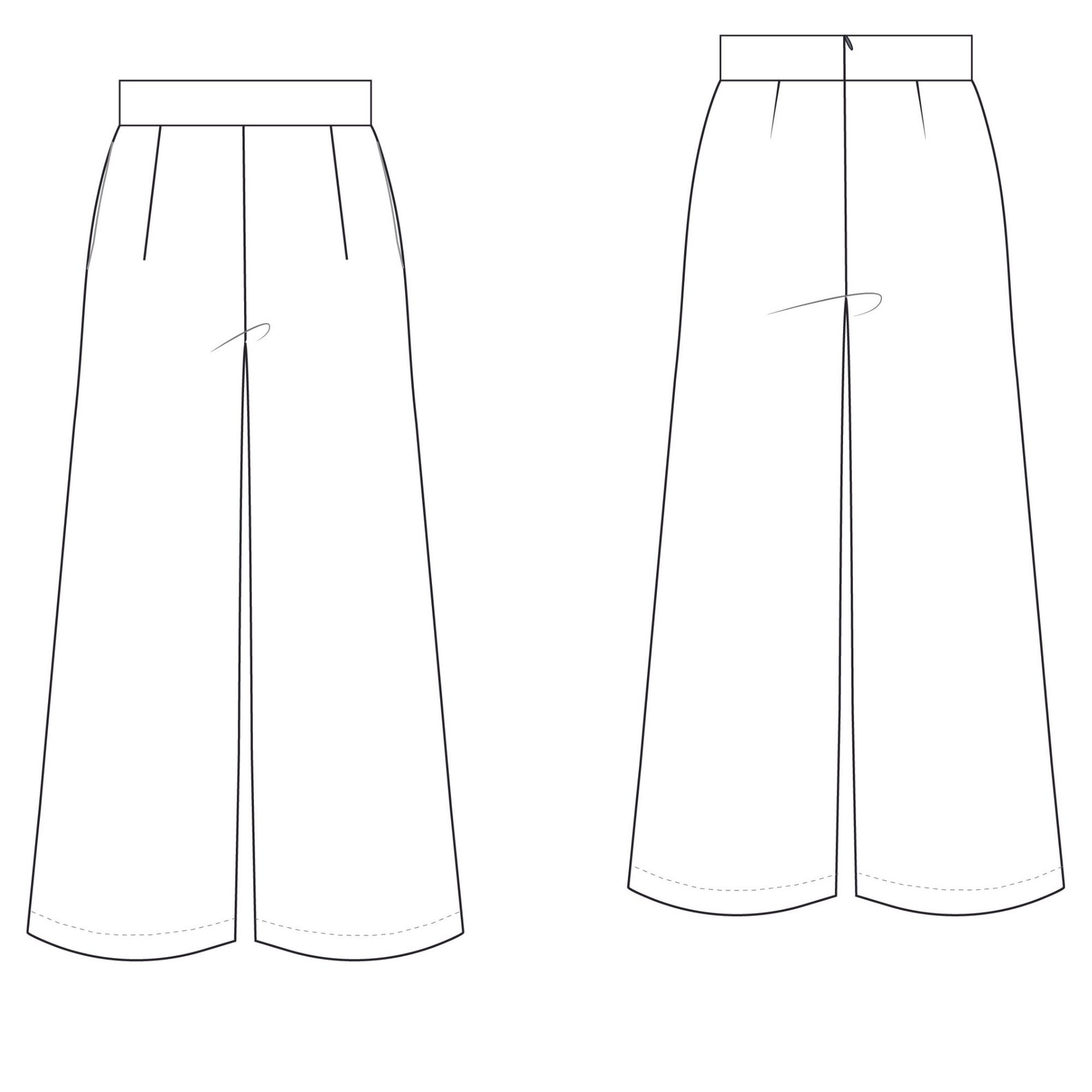 PDF/ Digital Sewing Pattern the Culottes Digital Sewing - Etsy