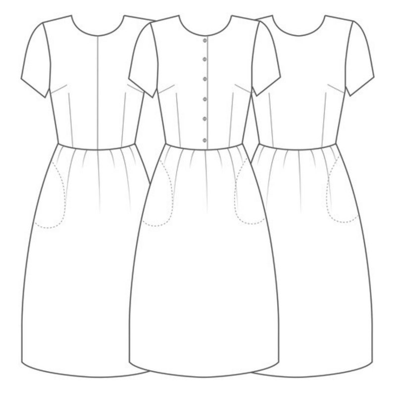 PDF/ Digital Sewing Pattern The Day Dress The Avid Seamstress image 2