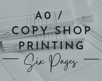 A0 COPY SHOP PRINTING - Six pages