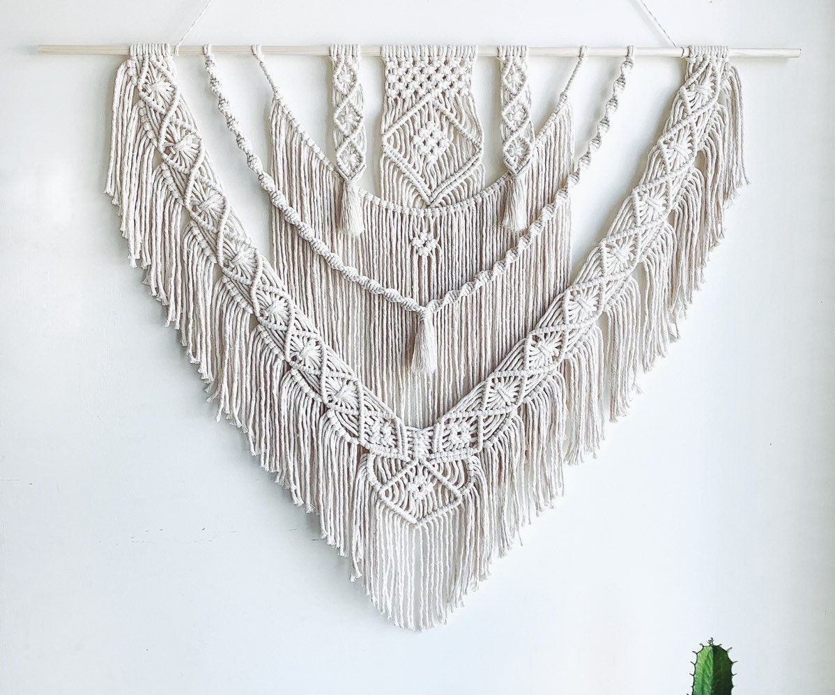 Tenture Murale En Macramé