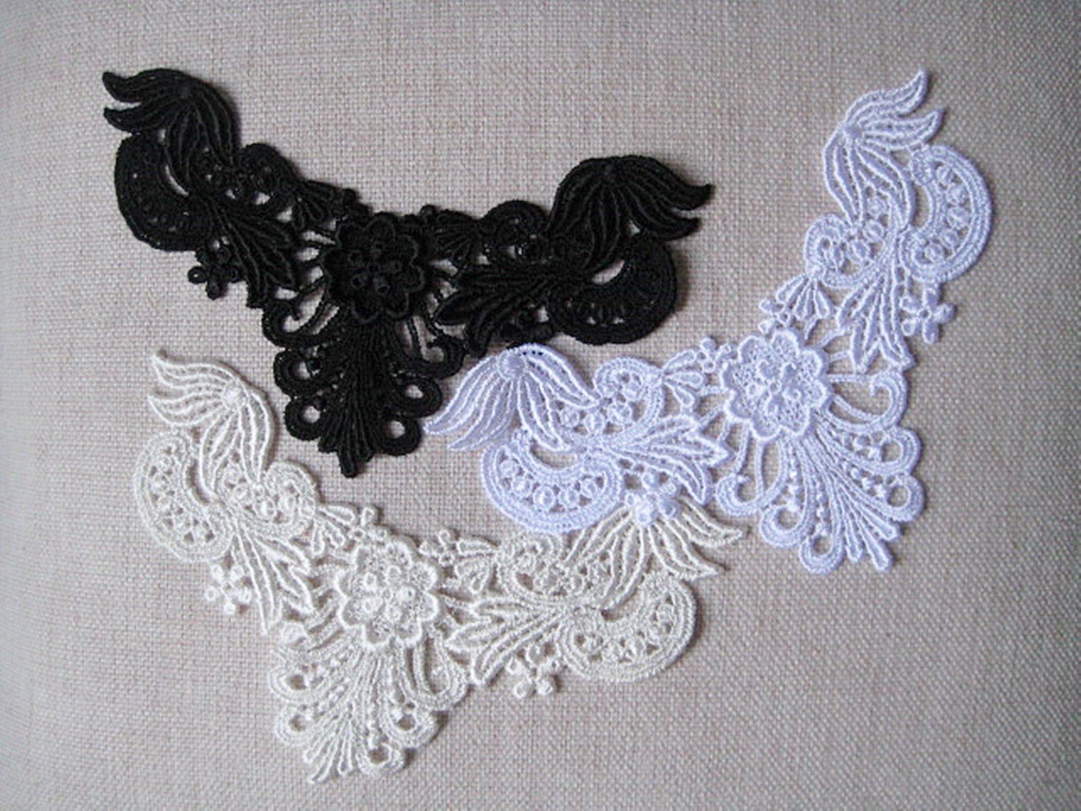 Lace Appliques,venise Lace Design for Bridal, Necklaces, Jewelry Supply ...