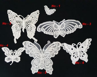 Lace Butterfly Appliqué: Embellishments for Sewing & Crafts