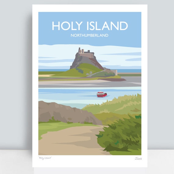 Vintage LNER Bamburgh Northumberland Railway Poster A3//A2//A1 Print