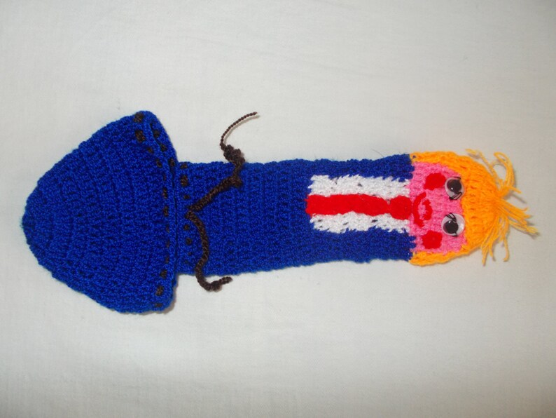 Donald Trump hand knitted underwear penis warmer cock sock image 0. Back to...