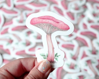 Fairy Pink Mushroom Sticker