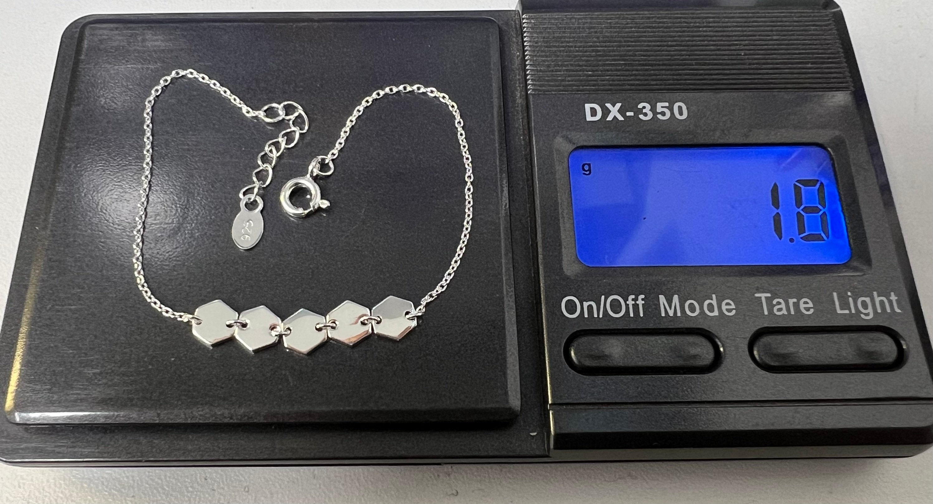 アクセサリー fifth Silver Beaded Bracelet Silver 5 Beaded Bracelet. - Etsy