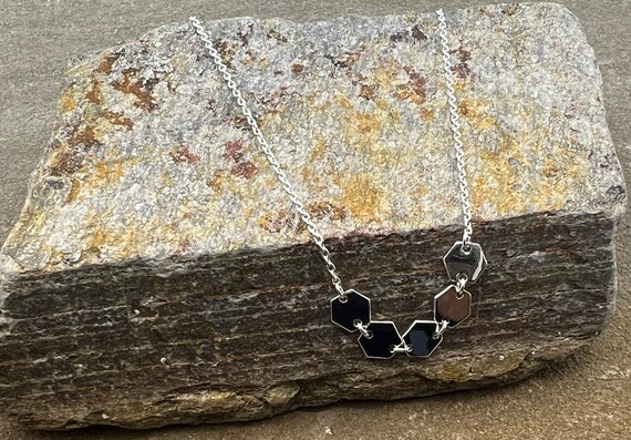 Silver 5 Beaded Bracelet. - Etsy