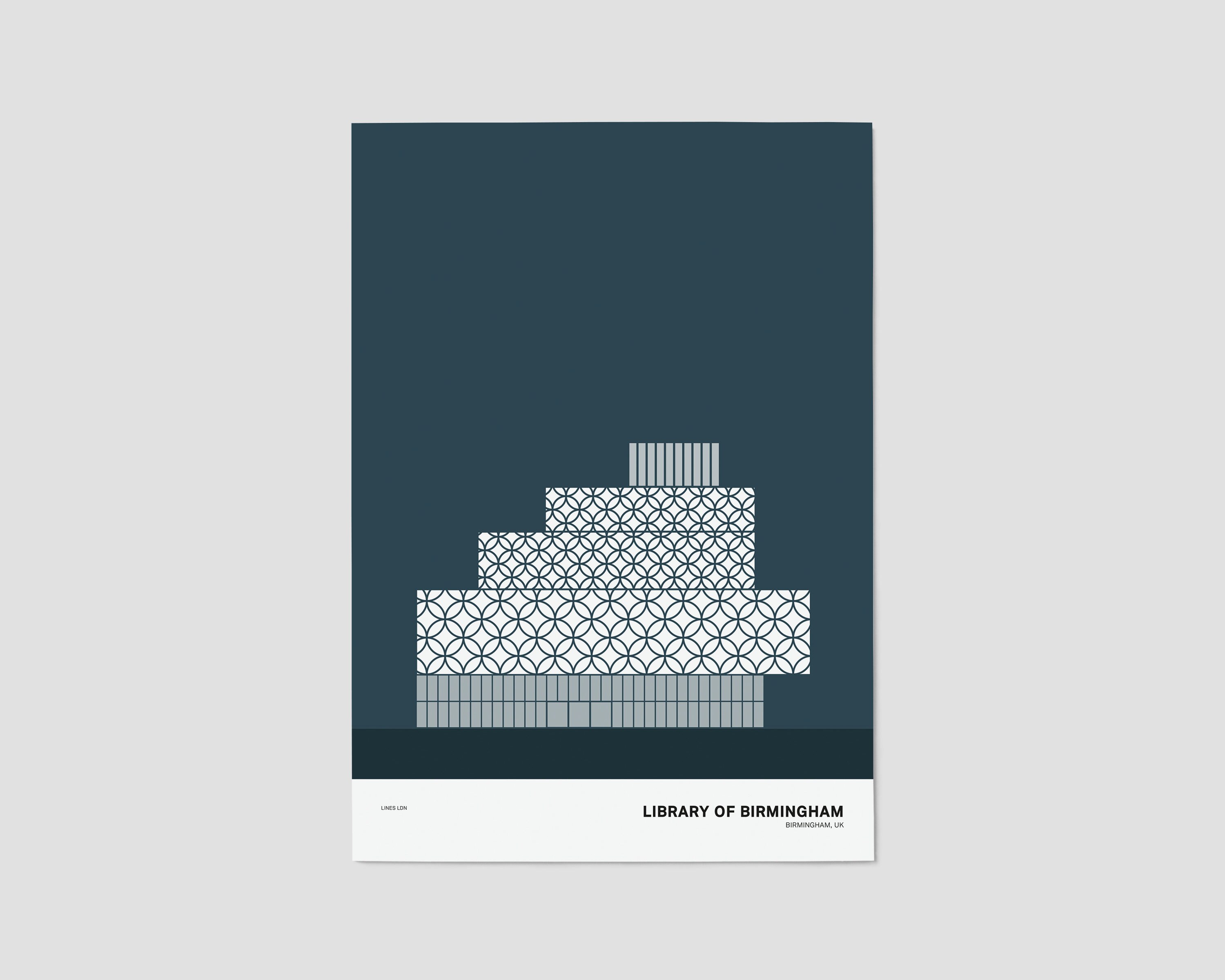 Library of Birmingham, Birmingham Print Birmingham Poster Birmingham