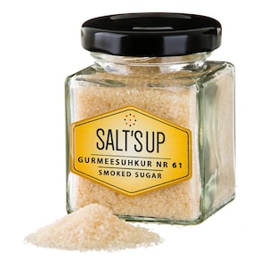 100% Organic Smoked Sugar Gourmet Sugar I 90g / 3.17oz Jar | Hands of Danish Masters
