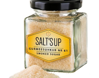 100% Organic Smoked Sugar Gourmet Sugar I 90g / 3.17oz Jar | Hands of Danish Masters