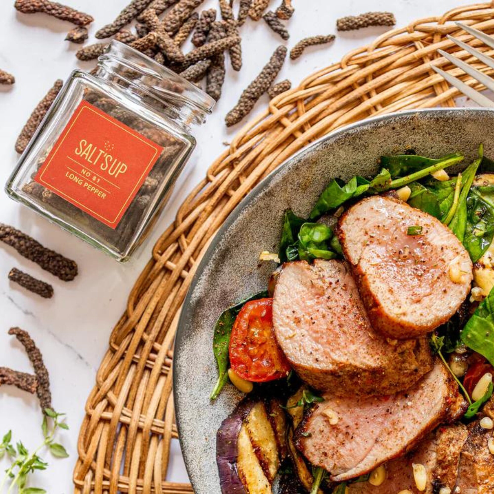 LONG Pepper Whole Peppercorns I Gourmet Peppers 45g / 1.59oz Glass Jar