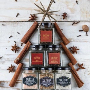 Starter Set of Gourmet Salts | Salt Gift Ideas | Salt Glass Jars