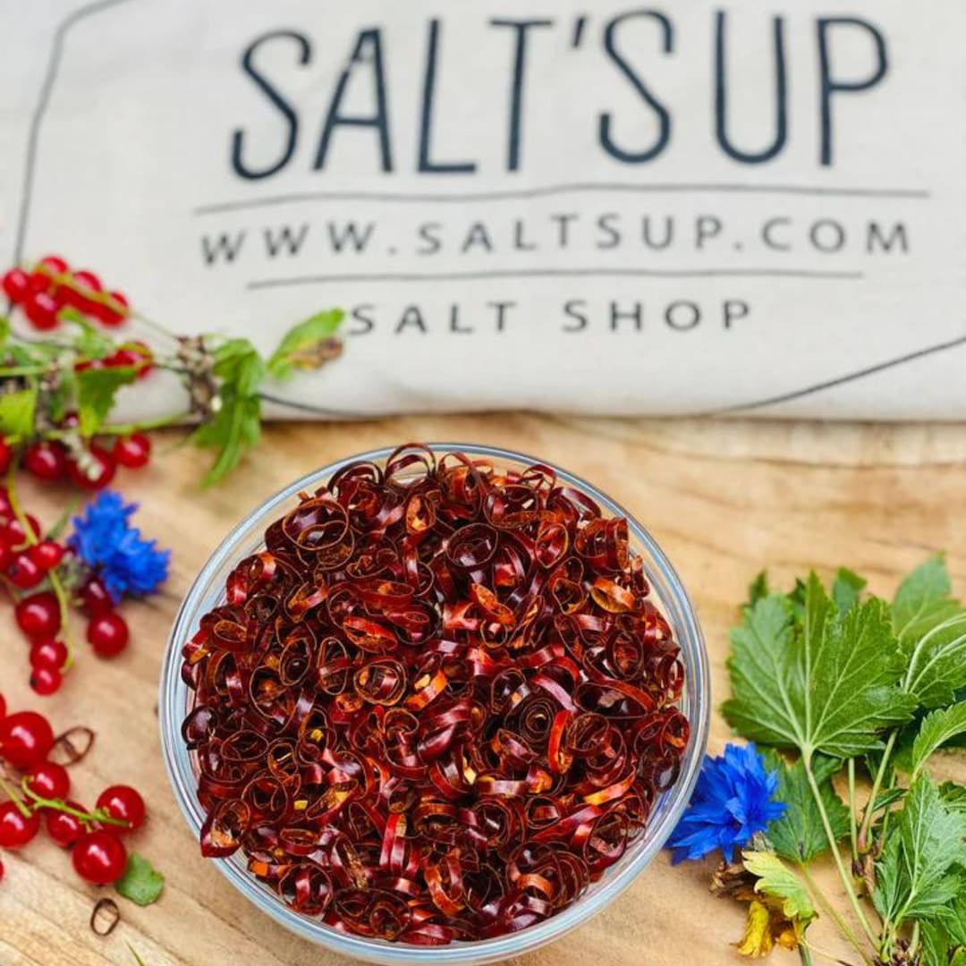 RED CHILI RINGS 15gr / 0.53oz Glass Jar Dried Chili Peppers Garnishing