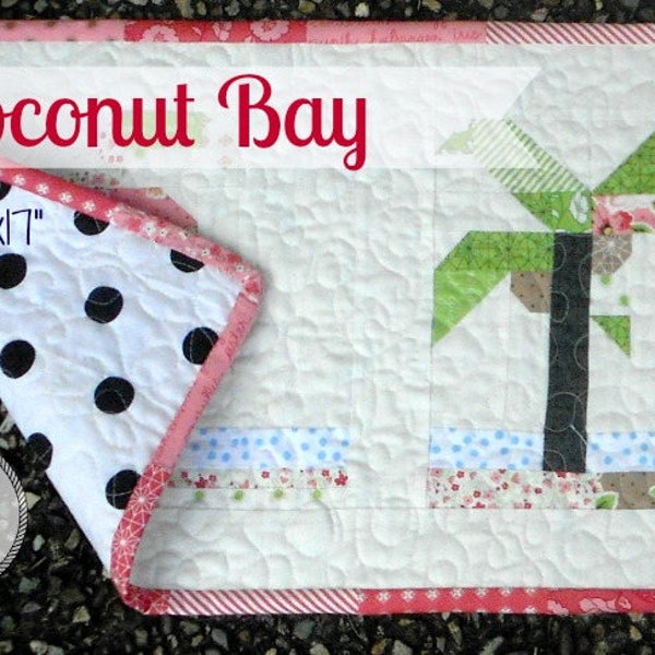 Coconut Bay Table Runner, PDF pattern
