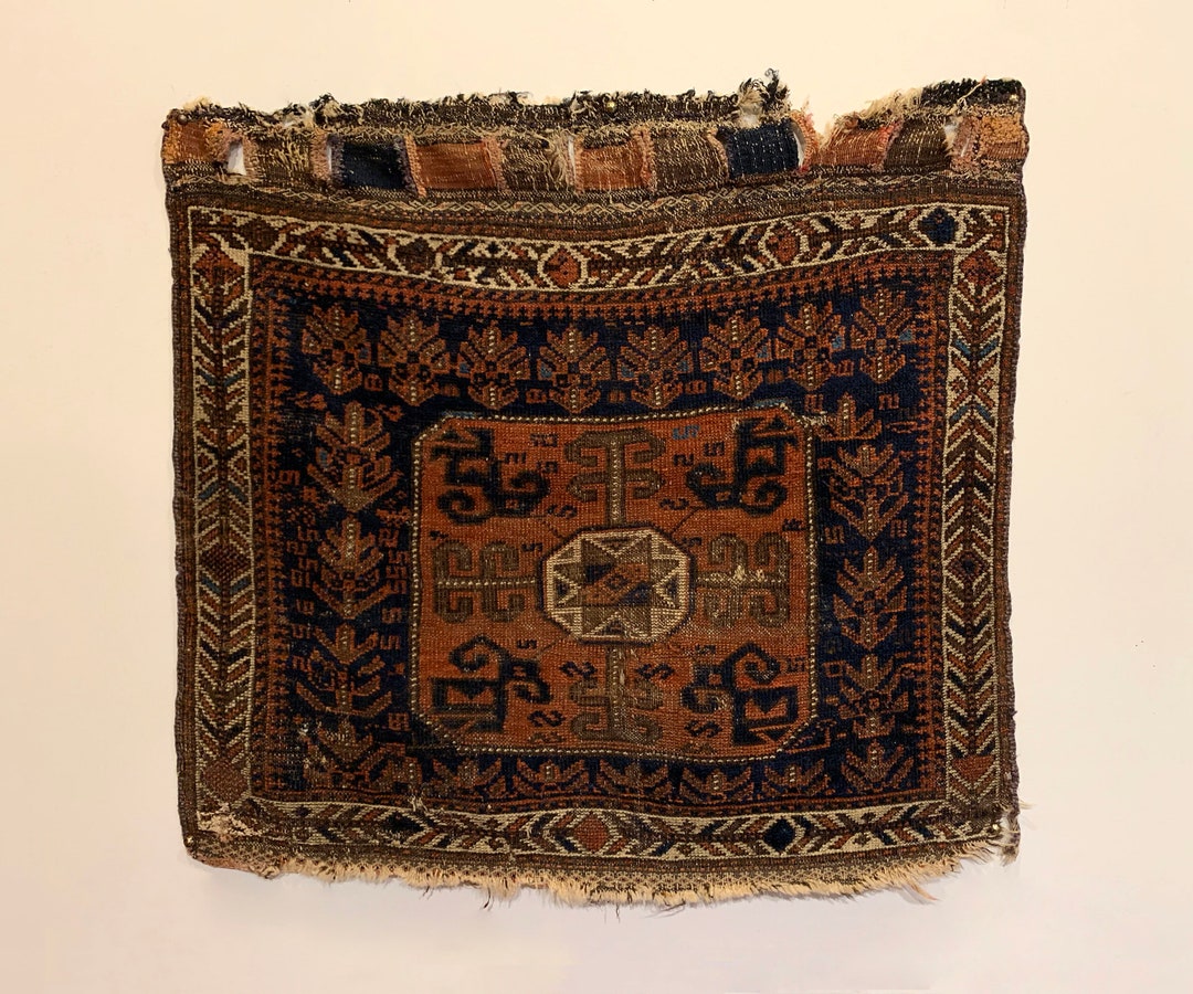 3x2.5 Antique Early Tribal Baluch Bagface - Etsy