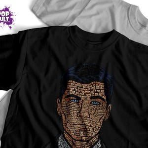 T-shirt personalizzata ispirata ai cartoni animati di Archer Quotes