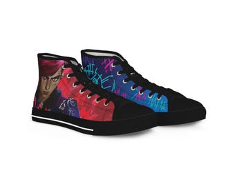 Arcane (Jinx and Vi) Cartoon Tv Show Inspired High Top Converse