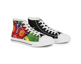 Zelda - Majora's Mask Video Game Inspired High Top Converse