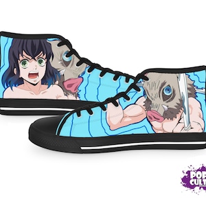 Inosuke [POG HOG] Anime Inspired High Top Converse