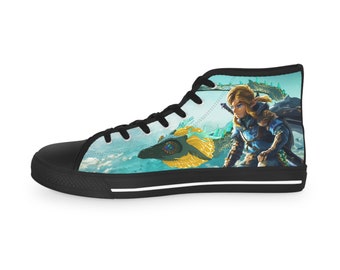 Zelda - Tears of the Kingdom Video Game Inspiriert High Top Sneakers