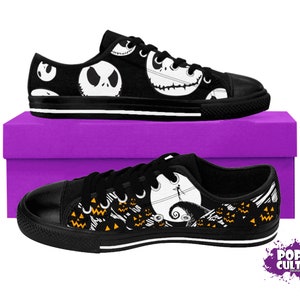 Jack&#39;s Nightmare Cartoon Inspired Low Top Converse