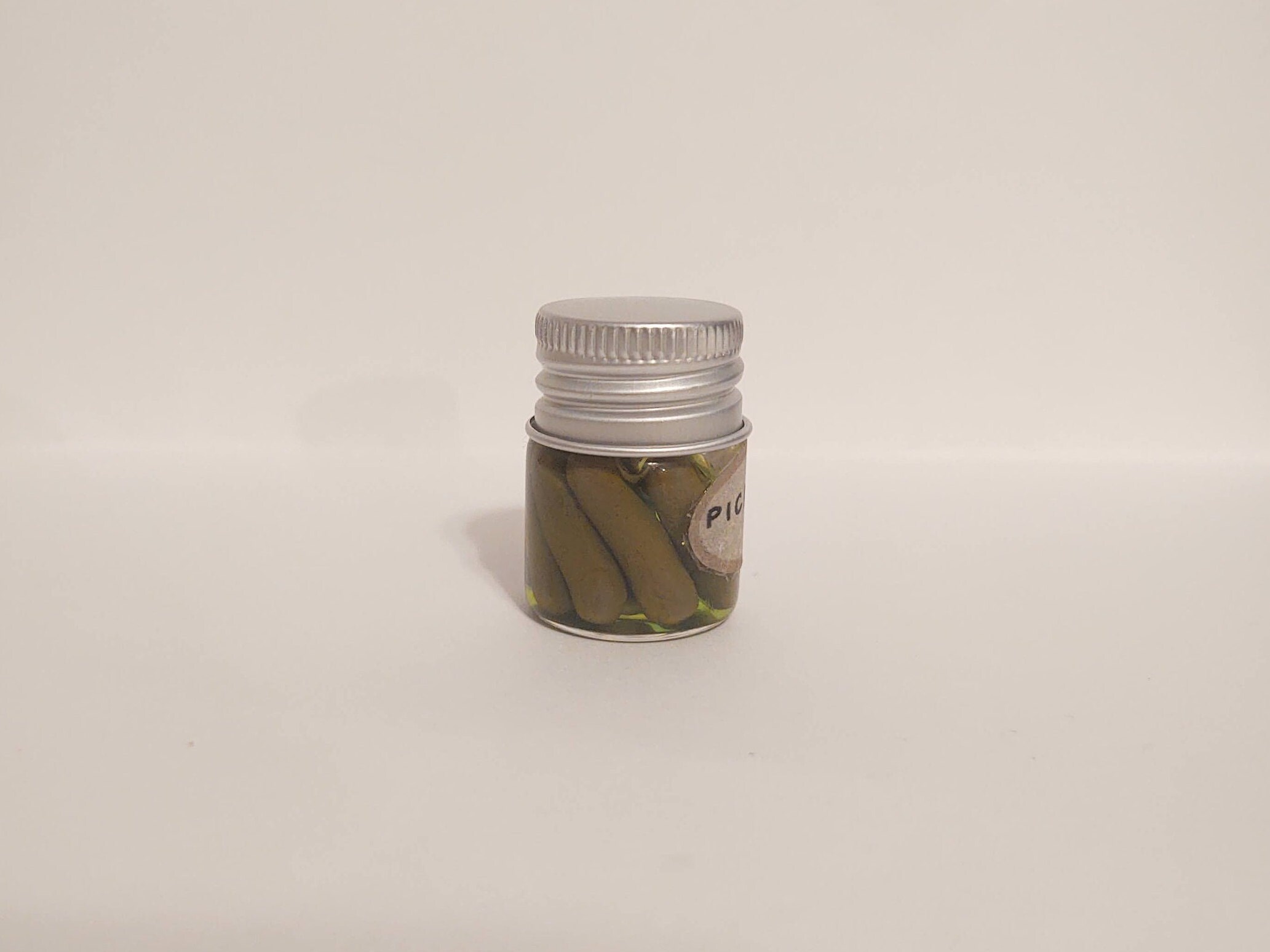 Realistic Miniature Pickle Jar Keychain for Dollhouses Etsy