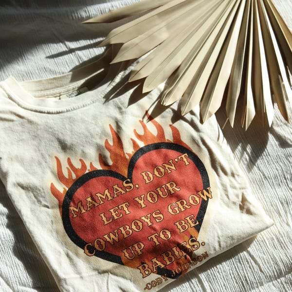 Mamás, no dejen que sus vaqueros se conviertan en bebés - Camiseta cómoda, corta y cuadrada para mujer