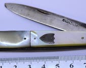 Antique Sheffield silver 1864 Pocket knife