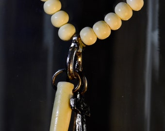 Radiant Vintage Bone Necklace