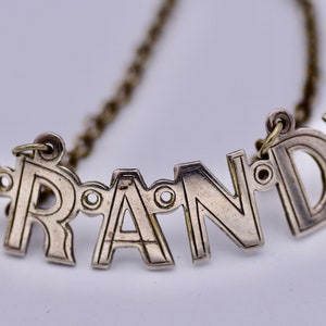 Silver Plate BRANDY bottle collar