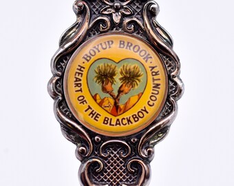 Unusual Cameo , Boyup brook, Australia Souvenir, Tea spoon